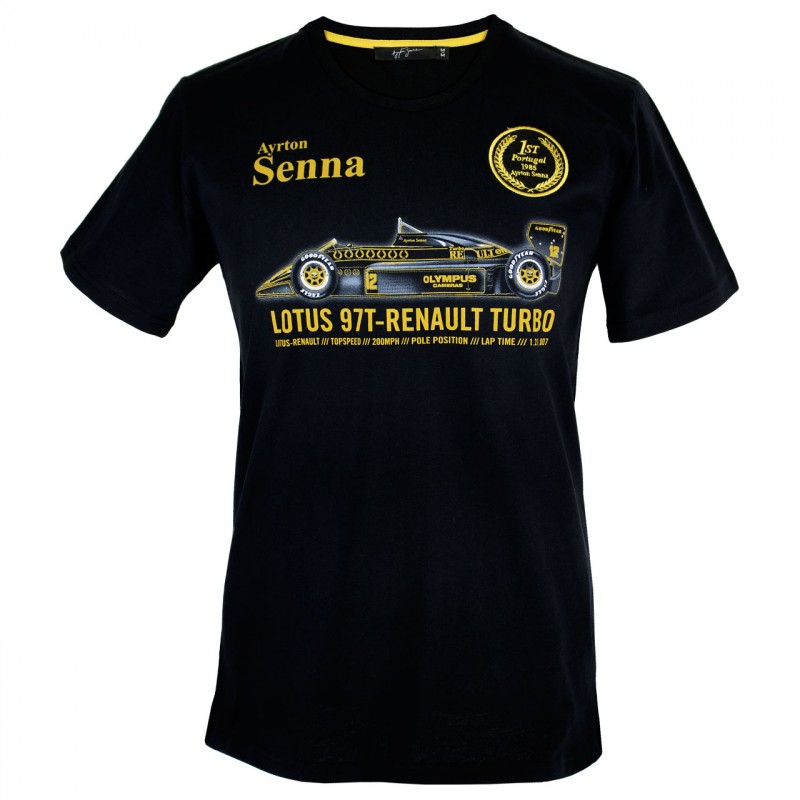 Ayrton Senna T-shirt 1st Victory Portugal - Formulasports