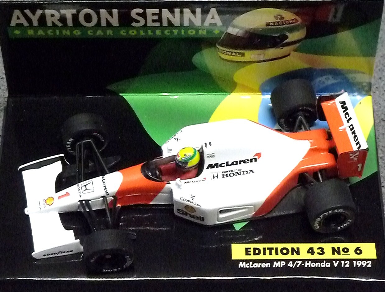 Mclaren Mp4 7 Honda V12 A Senna 1992 Nr 6 Formulasports