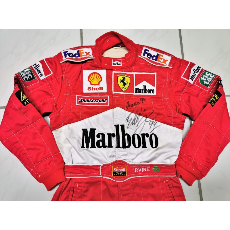 1999 Eddie IRVINE / Ferrari suit + NOMEX underwear - FormulaSports