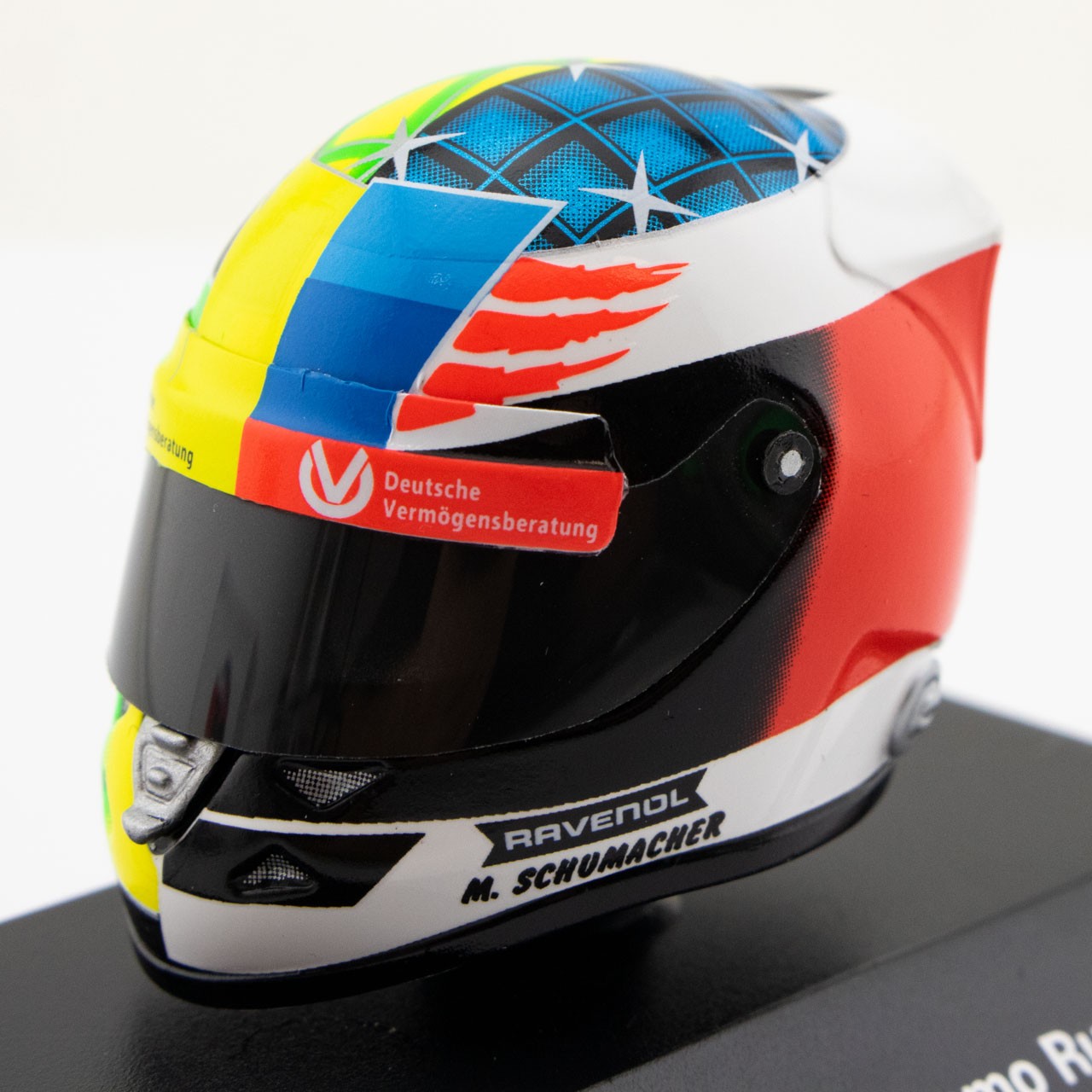 Mick Schumacher Helmet Demo Spa 2017 Scale 1 8th Formulasports